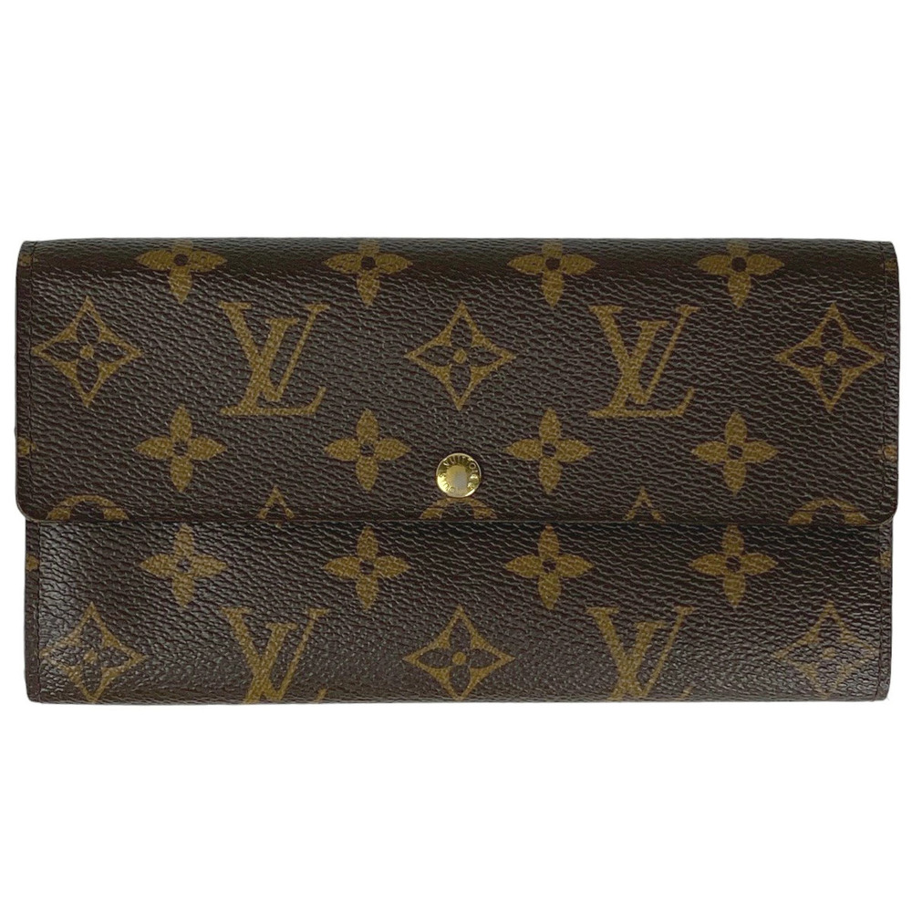Louis Vuitton Portefeuille Sarah Billfold Wallet Bi fold Long Wallet Monogram